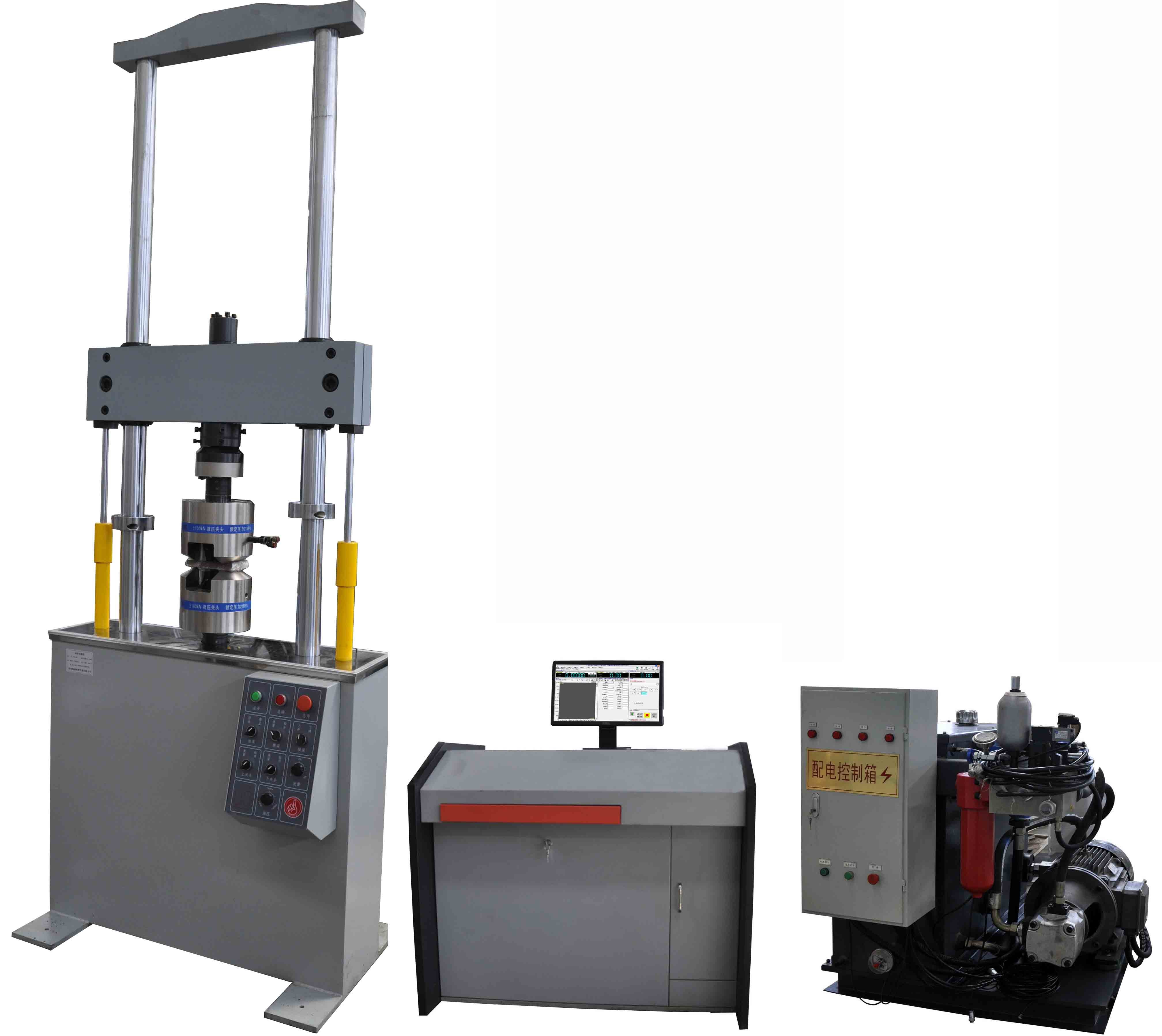 30 KN Servo idraulica macchina di prova universale per la prova delle proprietà meccaniche 750 mm