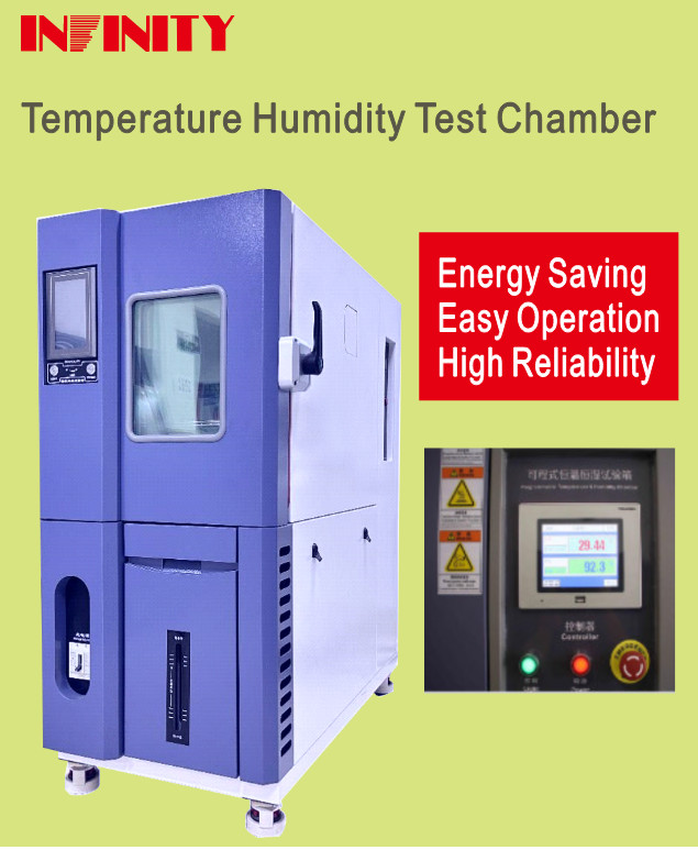 ±0,5C Fluctuazione della temperatura, temperatura costante e umidità della camera di prova per le prestazioni