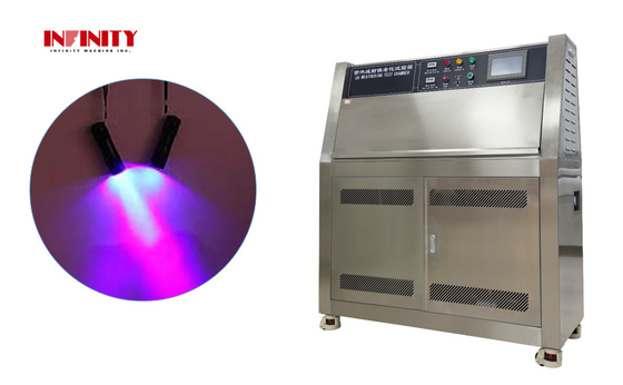 ASTM D4329 D499 D4587 D5208 G154 G53 Gabinetto di prova per forno con lunghezza d'onda UV 315-400 nm