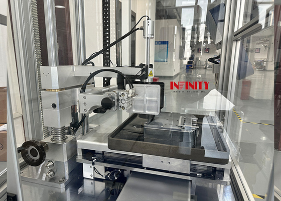 Testatore di impatto di palline di caduta per percorso a asse X da 420 mm per test di ciclo automatici e non supervisionati
