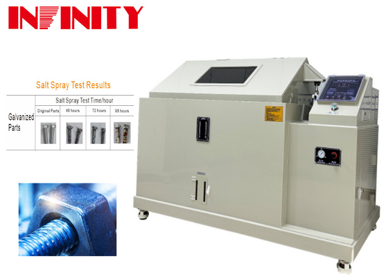 20-100% R.H. Intervallo di umidità Camera di prova con spruzzo di sale con uniformità di temperatura di   1.0C