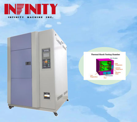 18KW Tester di cambiamento rapido della temperatura della sorgente con scatola interna Dimensioni di 500x400x400mm