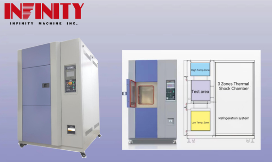 Camera di prova elettrica programmabile a cambiamento rapido di temperatura con compressore completamente chiuso France Tecumseh