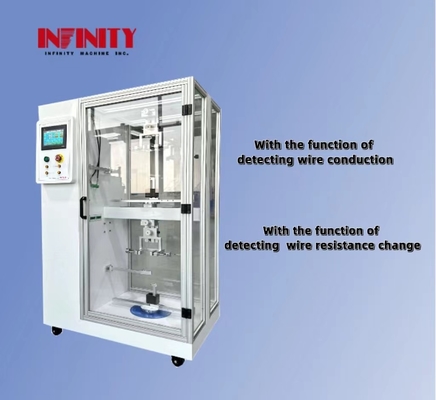 Velocità di prova 60-360°/s Wire 45° Cone Pull Testing Machine With Wire Conduction Function