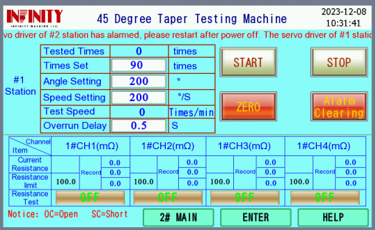 2Slots Wire Pull Tester Stazione di prova e collegamento con la linea di riferimento