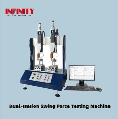0.5KN Valore di forza Sensore Capacità Doppia stazione Swing Force Testing Machine Con accuratezza ±0,3%