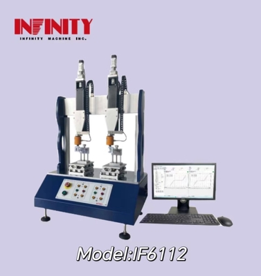 0.5KN Valore di forza Sensore Capacità Doppia stazione Swing Force Testing Machine per la valutazione di fabbricazione