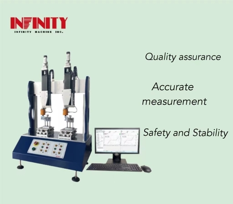 0.5KN Valore di forza Sensore Capacità Doppia stazione Swing Force Testing Machine Con accuratezza ±0,3%
