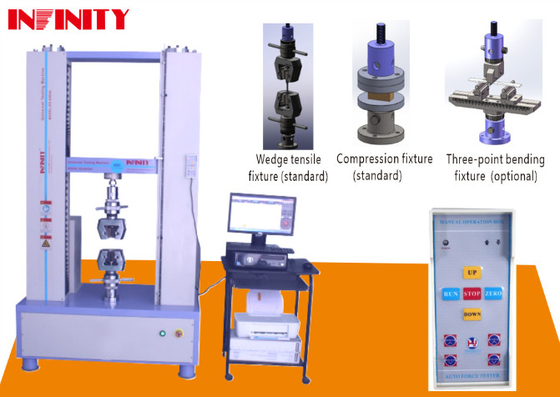 Servo-controlled Universal Tensile Testing Machine per le prove di tensione compressione peeling Shearing Holding Force
