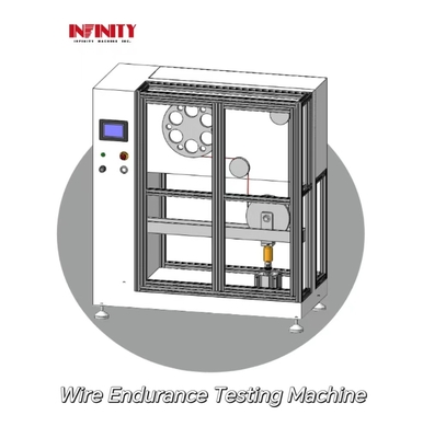 Macchina per la prova dell'endurance del filo con sensore a portata di 1000 kg con semplice modifica del programma e funzione di rilevamento della continuità