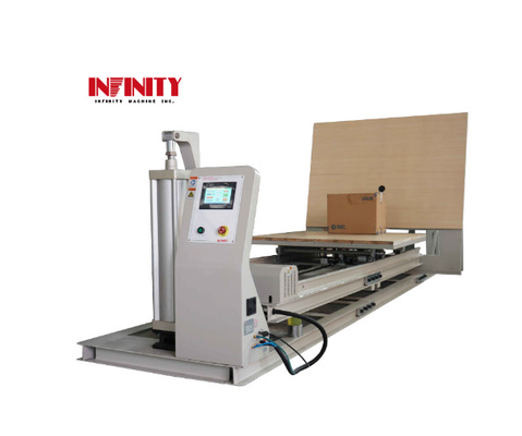 Macchina di prova di urto propensa del pendio con il pannello LCD per il materiale da imballaggio cartone/della scatola