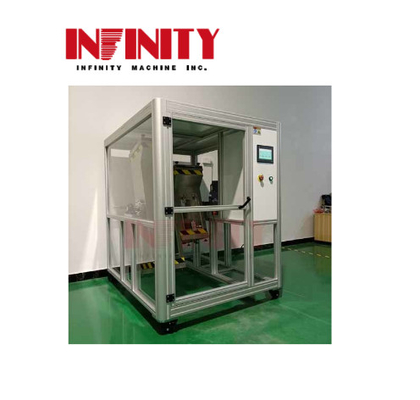 IEC 60068-2-32 Tester di caduta per la prova di caduta di rotolamento con controllo touch panel AC220V 50Hz 5A