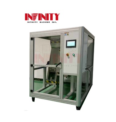 IEC60068 Cassa acrilica per cellulari Tester d'impatto a bobina di caduta 350 mm Altezza di caduta AC220V 50Hz 5A