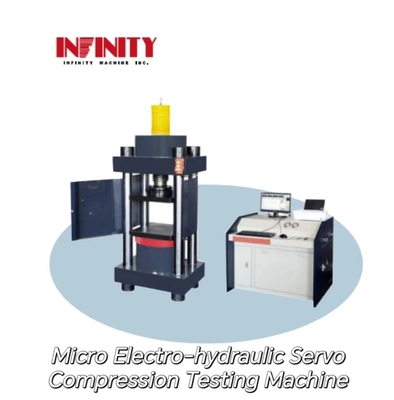 Diametro del pistone φ250 mm Micro elettro idraulica servo compressione macchina di prova con forza massima di prova di 1500kN