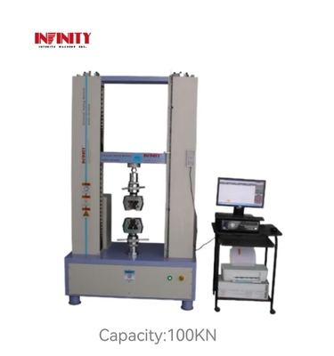 100KN Servo Controlled Universal Tensile Testing Machine per spinta e prova di piegatura