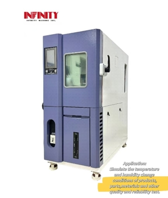 150L Ampia gamma di controllo Camera di prova programmabile a temperatura e umidità costanti