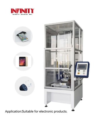 PLC macchina di prova di impatto automatico a sfera di caduta a tre assi per prodotti elettronici