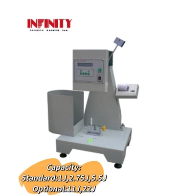 ISO 180 Standard 11J 22J IZOD Macchina per la prova digitale dell'impatto su materiali duttili