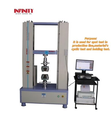 300KN Servo Controlled Universal Tensile Testing Machine per la prova ciclica del materiale