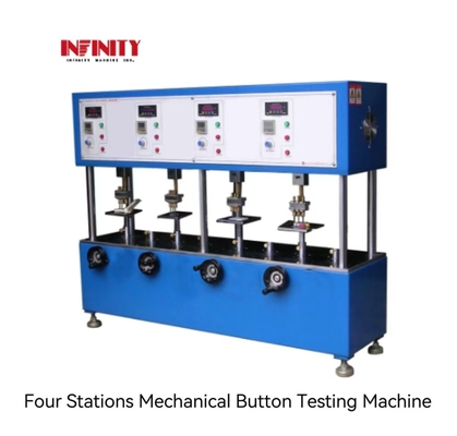 Distanze di forza di prova 200gf~1000gf Economico quattro stazioni Tester meccanico dei pulsanti
