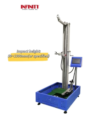 Macchine di prova di impatto automatiche di precisione a sfera di acciaio a sfera di plastica per prodotti metallici