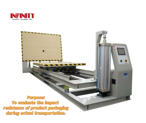 ISO 10531 1992 Standard Packaging Incline Impact Testing Machine per scatole di cartone