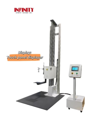 Funzionamento regolare Single Arm Bipolar Structure Carton Package Drop Testing Machine