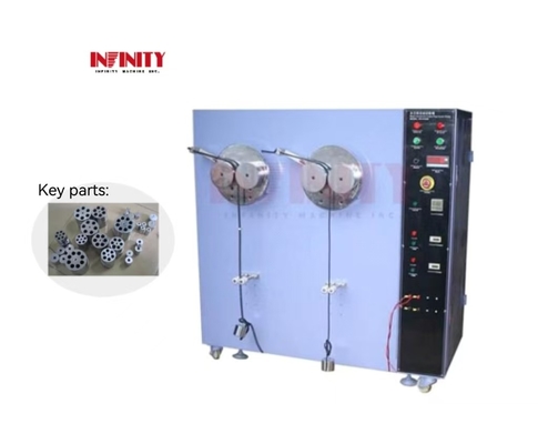 SFF 8417 Motore di prova del ciclo di piegatura dei cavi multi-core Velocità di prova 13 giri/min