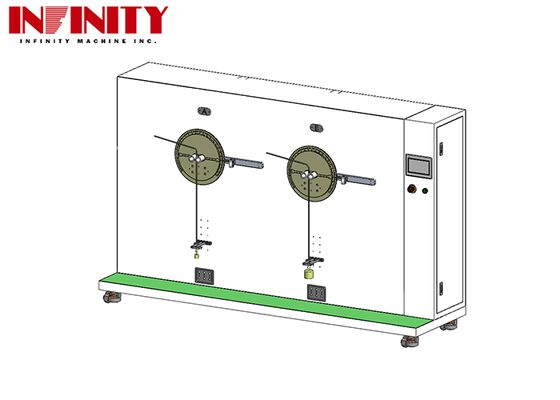 Tester per oscillazione sinistra-destra ISO 19642-2:2023 Macchina per prove di fatica alla piegatura di cavi per cablaggi veicoli
