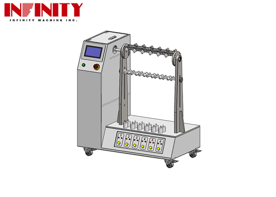 Cable Flexing Test Apparatus with Adjustable Bending Angle 1~180° 6 Sets Jig Complies with IEC 60884-1 Standard