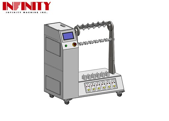 Cable Flex Tester Wire Fatigue Tester with Adjustable Bending Angle 1~180° Complies with IEC 60884-1 Standards and 6 Sets Jig with Adjustable Load