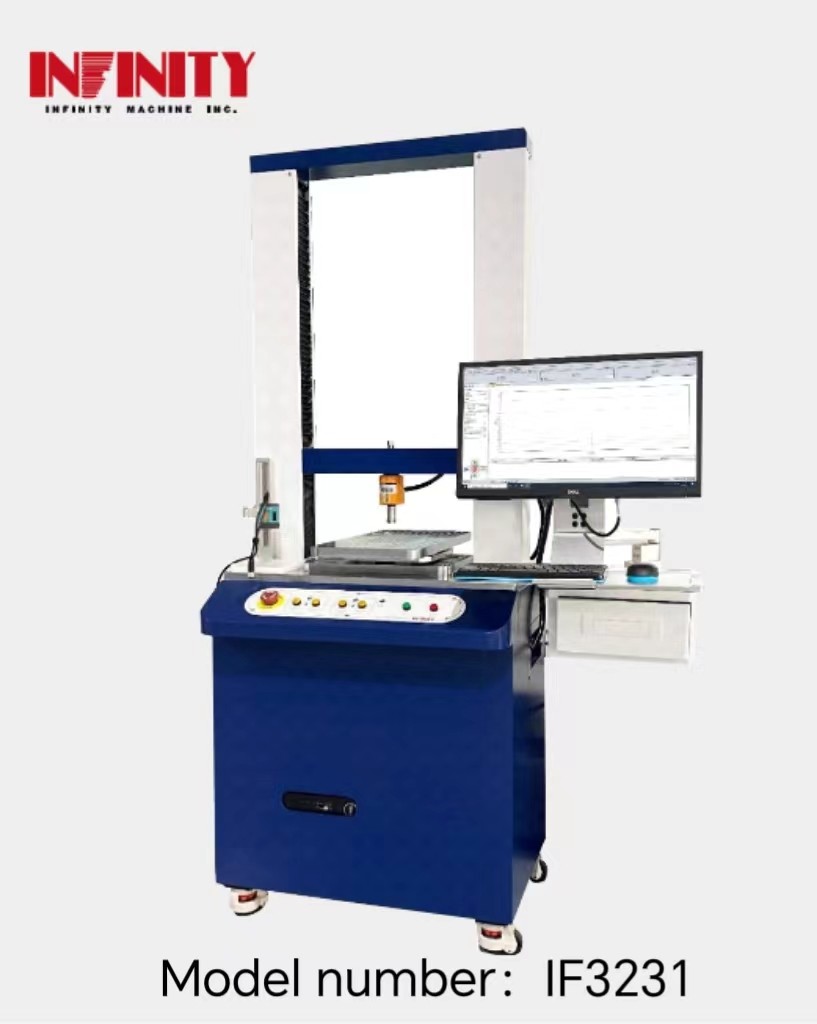 AC220V 5A 50Hz Push and Pull Testing Machine per velocità di prova 0-1000mm/min