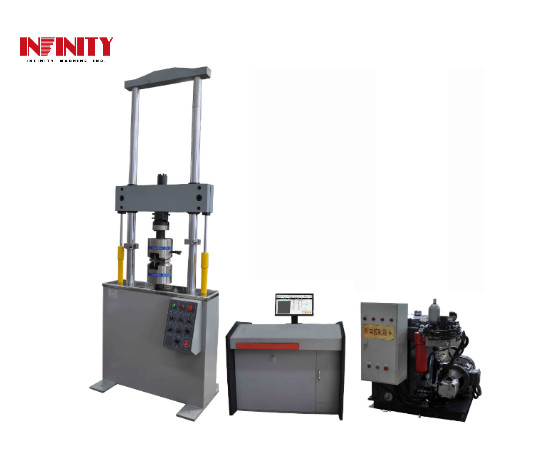 30 KN Servo idraulica macchina di prova universale per la prova delle proprietà meccaniche 750 mm