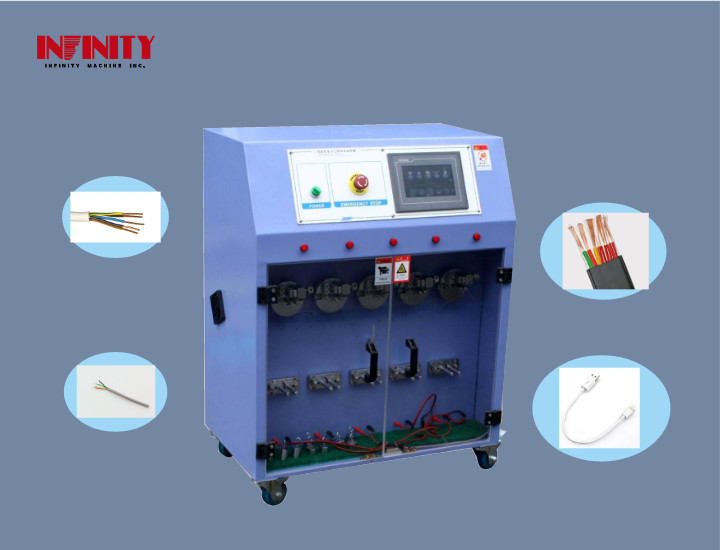 Panasonic Servo Motor Drive Five Station Wire Pull Testing Machine con tempo di accelerazione/rallentamento di 45 ms