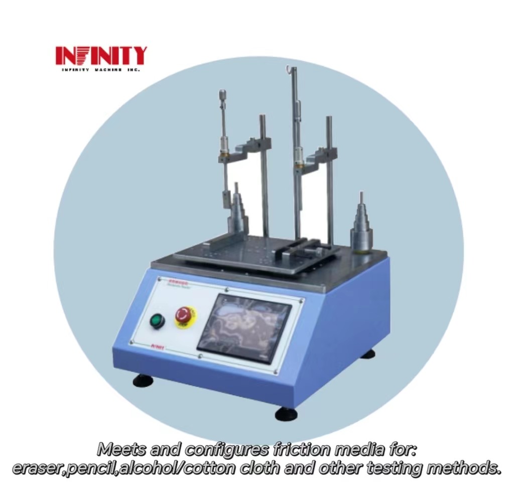 Versatile macchina di prova di attrito di precisione Piano di lavoro 2-50 mm Cavi regolabili Carico di prova 80-1000g