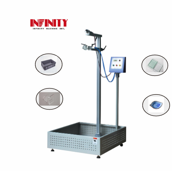 JIS K6745 Standard Drop Ball Impact Tester con 150 g di peso diretto della palla acrilica