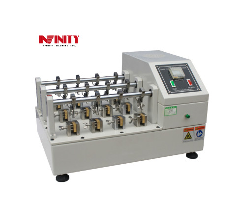 Il tester di piegamento di cuoio JIS-K6545 12 dell'apparecchiatura di collaudo mette le prese 70 x 45 millimetri