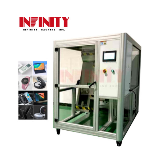 IEC 60068-2-32 Tester di caduta per la prova di caduta di rotolamento con controllo touch panel AC220V 50Hz 5A