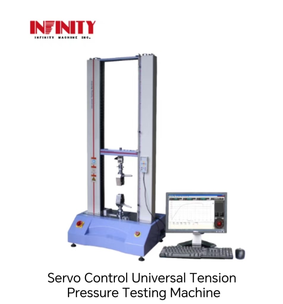 Macchina di prova di tensione/pressione universale a controllo servo marino/spuma con velocità di prova di 0,01-500 mm/min