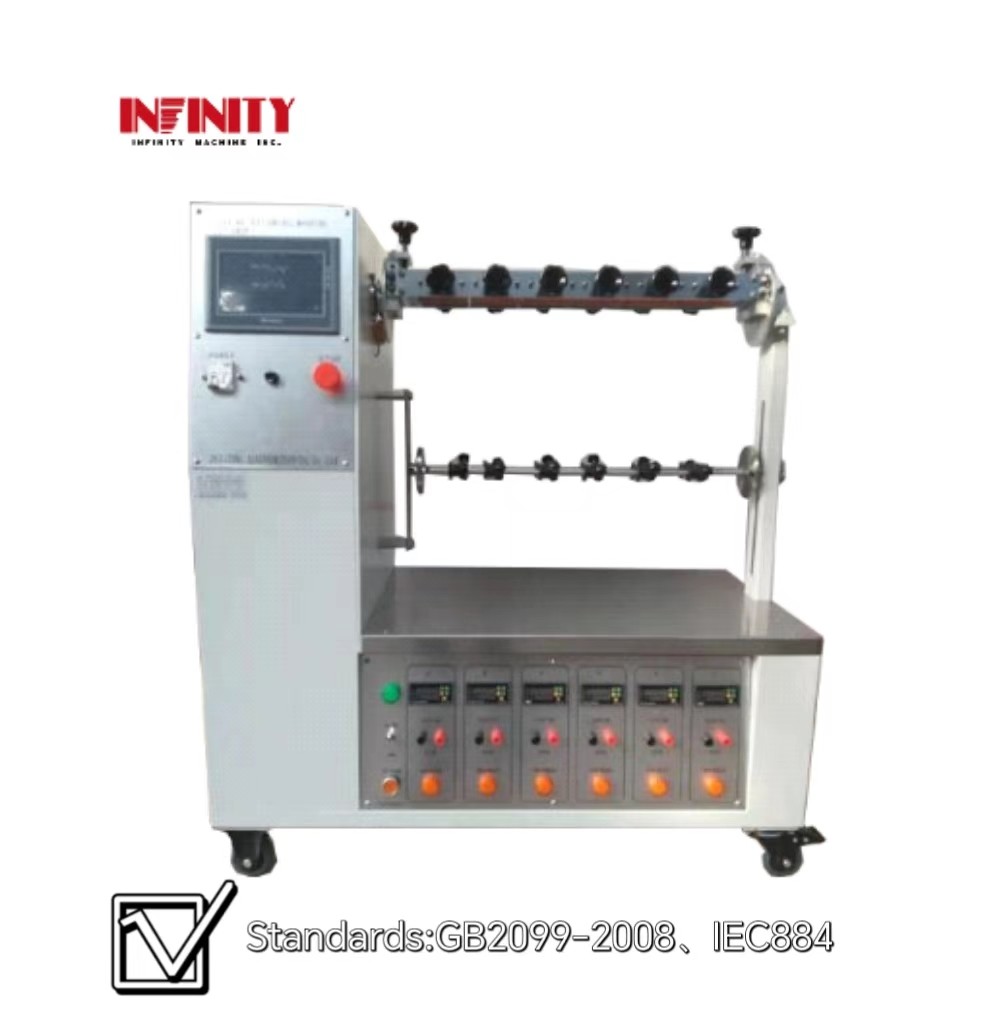 GB2099-2008 Macchina di prova di flessione della spina con 6 serie di apparecchi