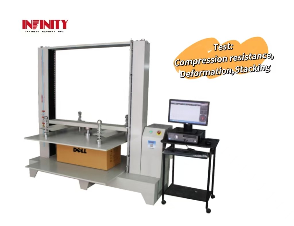 Prova di impilamento del contenitore per imballaggi IF1552 Tester di compressione professionale per cartone 20kn