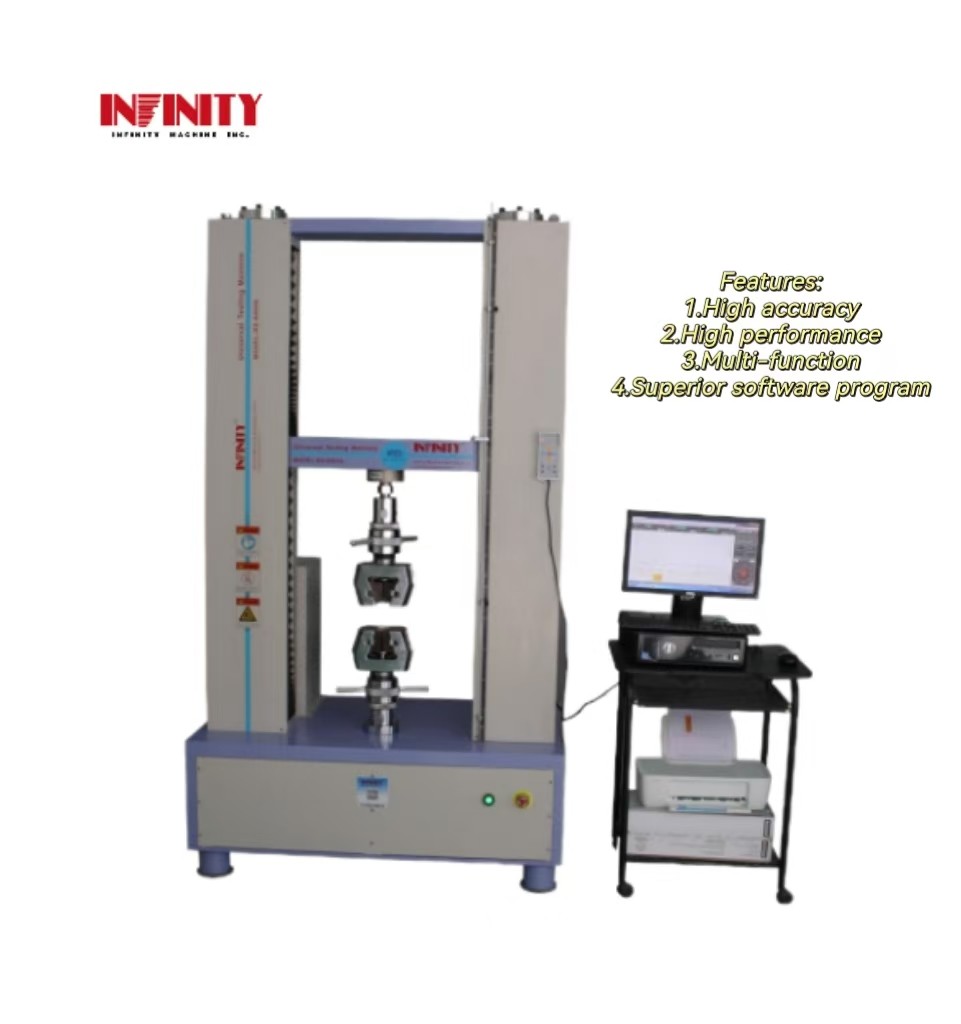 Servo Control 100KN Universal Tensile Testing Machine per materiali compositi