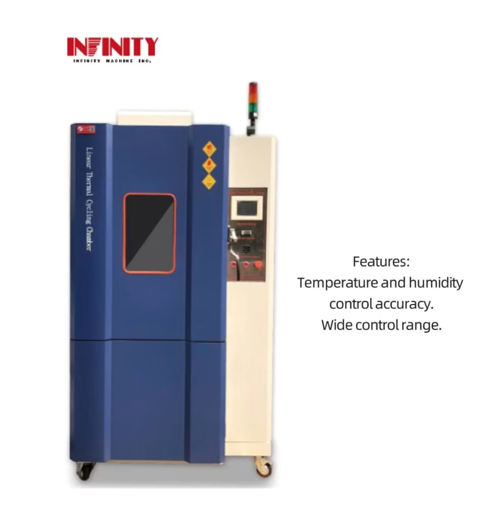 Accuratezza di controllo della temperatura e dell'umidità Camera di ciclo termico lineare