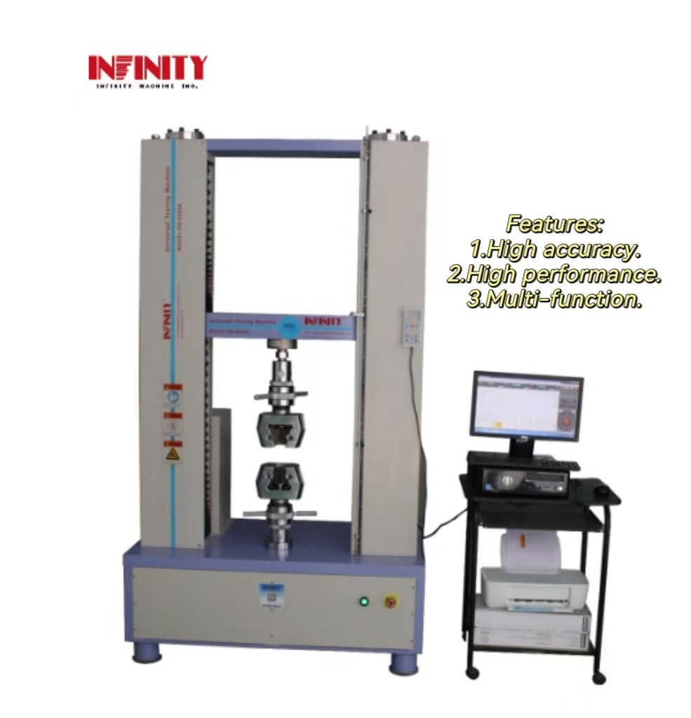 Doppia colonna 300KN facile da usare Servo controllata macchina di prova di trazione universale