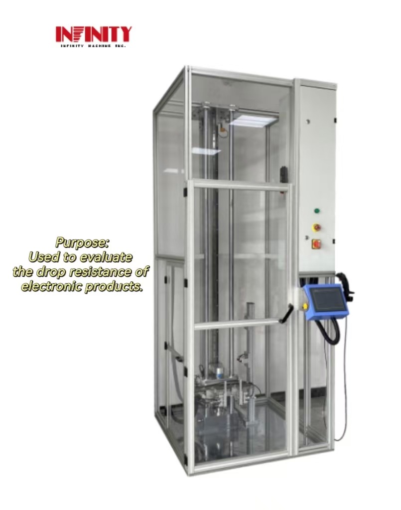 Macchina per test di caduta direzionale per dispositivi mobili, tester di caduta libera IEC 60068-2-31 IEC 60068-2-32