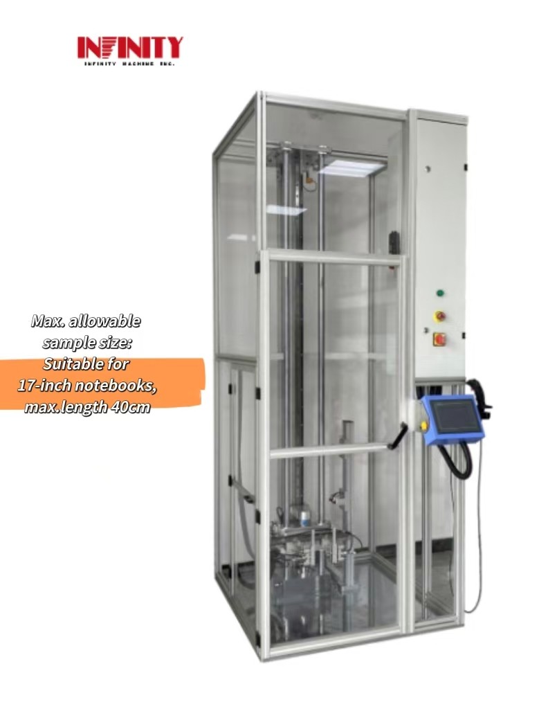PLC Controllo LCD Touch Screen 300mm Drop Test Direzionale Drop Testing Machine