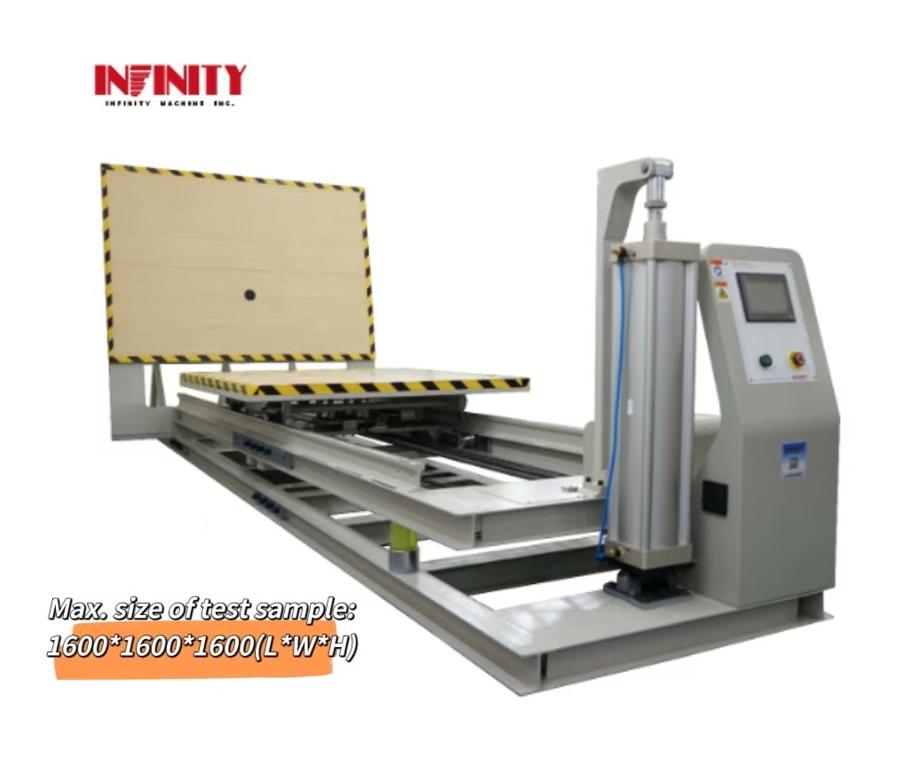ISO 10531 1992 Scatola di cartone Tester piano inclinato Pacchetto Tester impatto inclinato