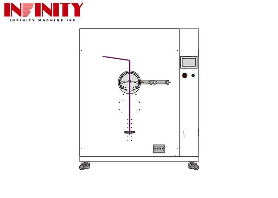 Testatore di flessibilità del cavo conforme alla norma ISO 19642-2 per il cavo multiconduttore SFF-8417 con velocità di prova da 10 a 60 giri al minuto