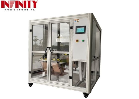 220V 120V controller remoto apparecchio di prova dell'impatto della caduta di rotolamento con 2 cilindri in acciaio